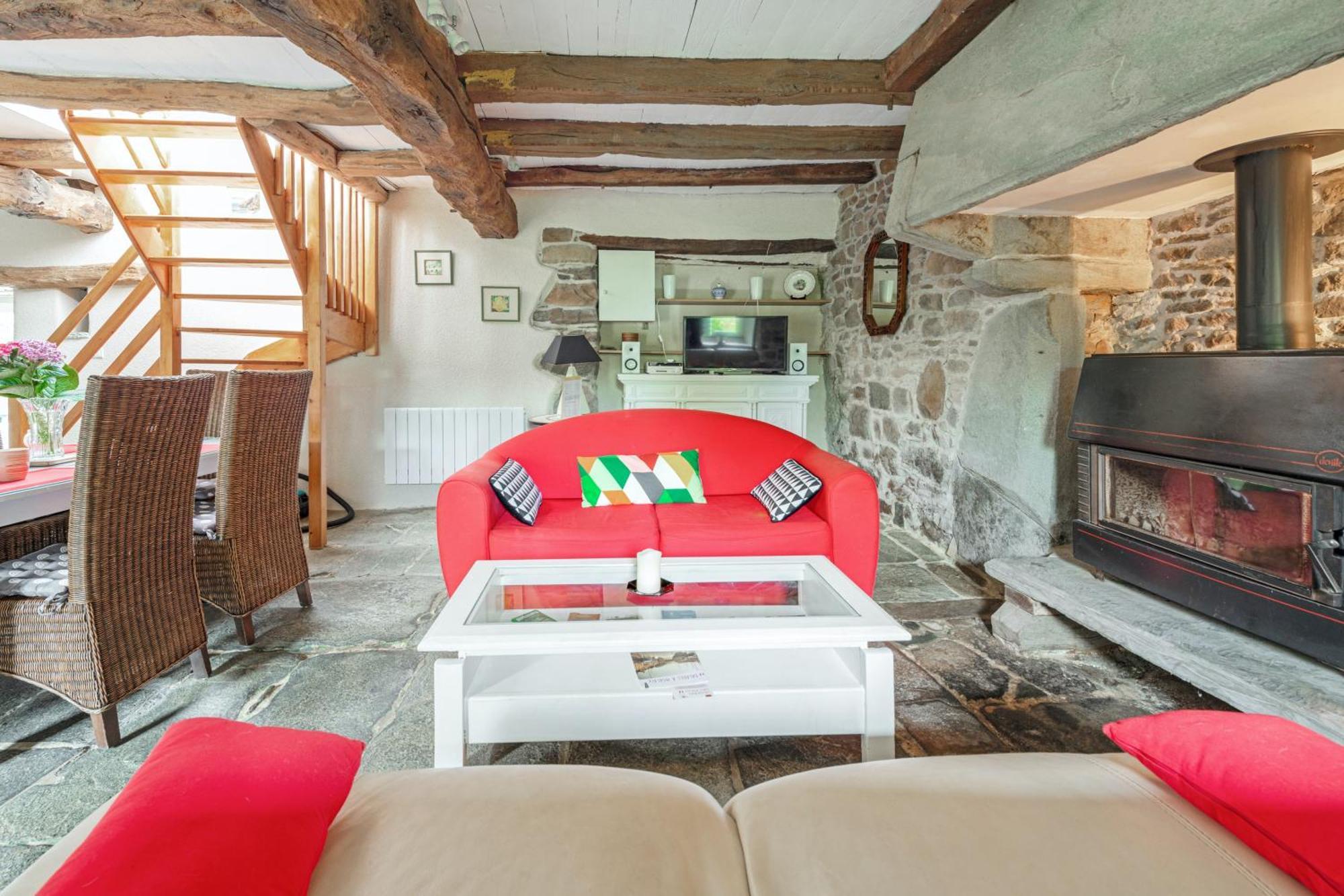 Maison Cosy Vue Mer A Guimaec Eksteriør billede