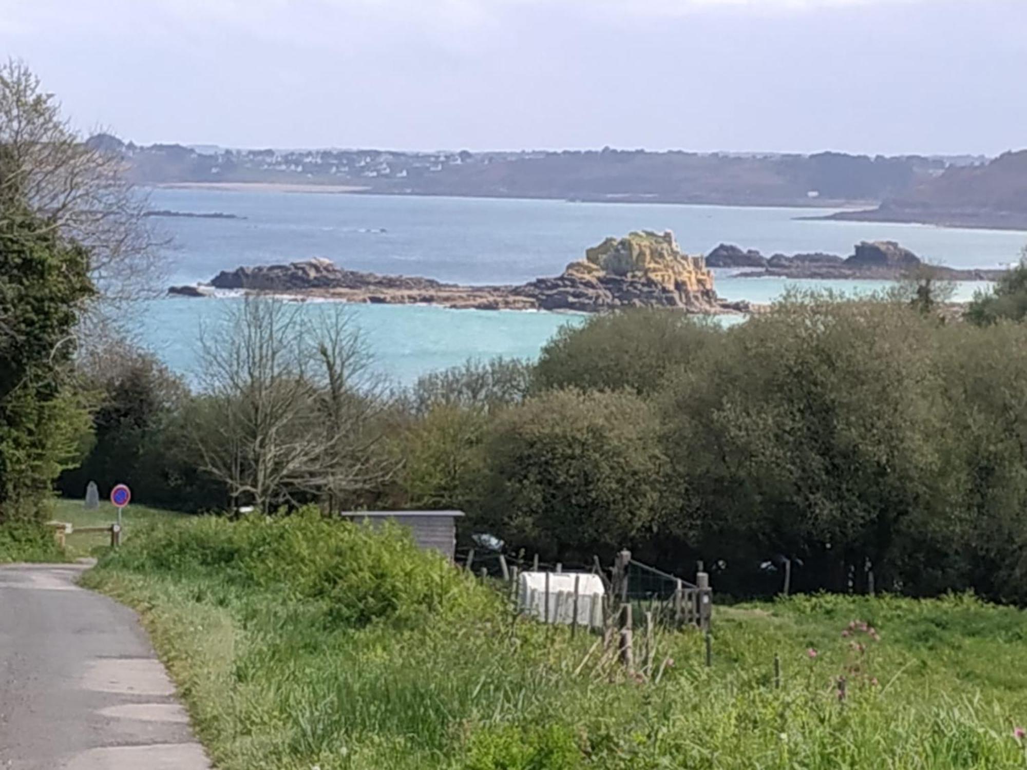 Maison Cosy Vue Mer A Guimaec Eksteriør billede